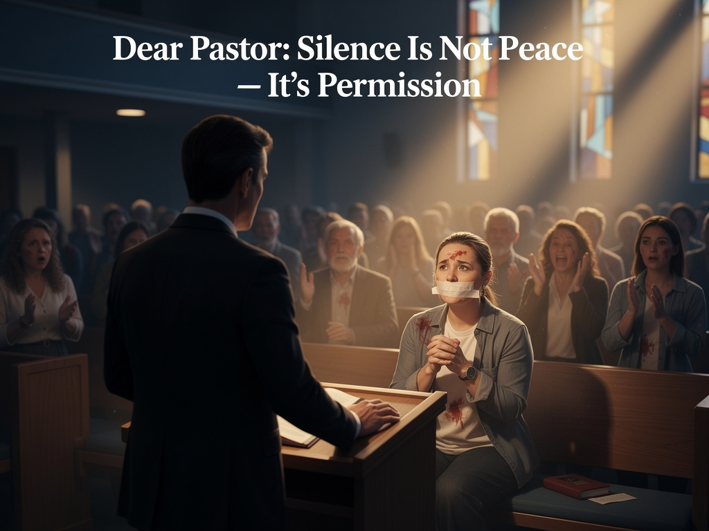 Dear Pastor: Silence Is Not Peace — It’s Permission