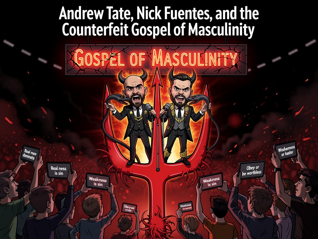 Andrew Tate, Nick Fuentes, and the Counterfeit Gospel of Masculinity – And What We Must Do