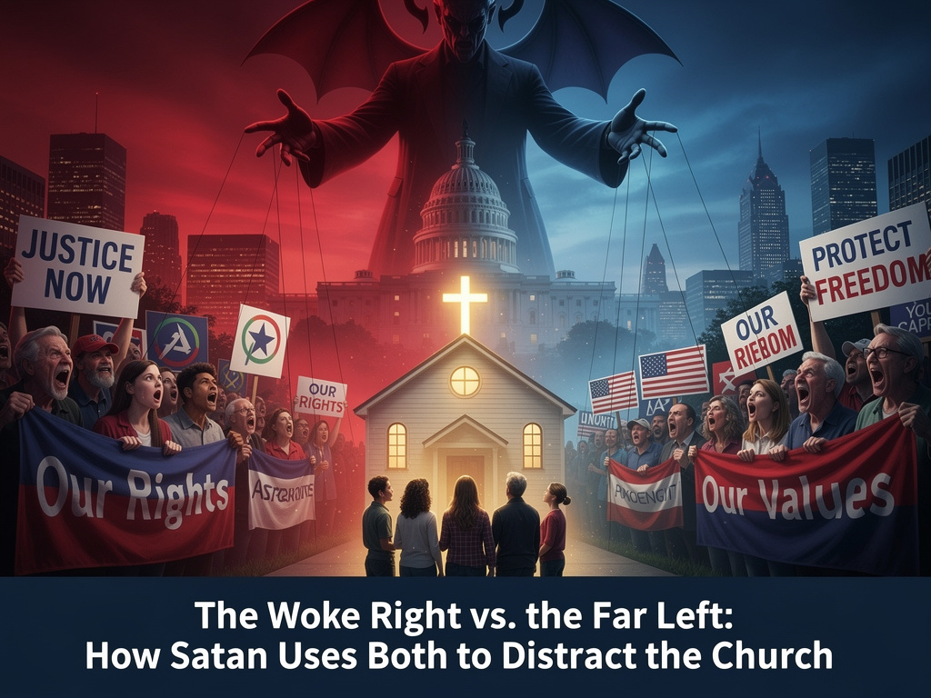 The Woke Right vs. the Far Left: How Satan Uses Both to Distract the Church
